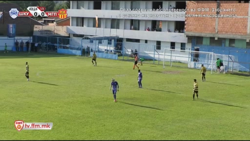 MKD D1 FK Shkupi Vs FK Makedonija Gjorce Petrov Faustin Goal in 43 min, Score 1:0