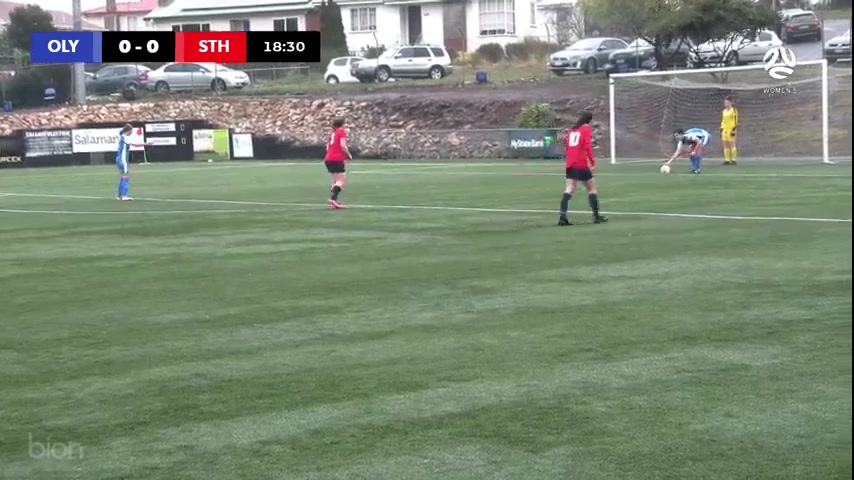 1772 Olympia FC Warriors (w) Vs South Hobart (w) 18 skor gol , skor 0:1