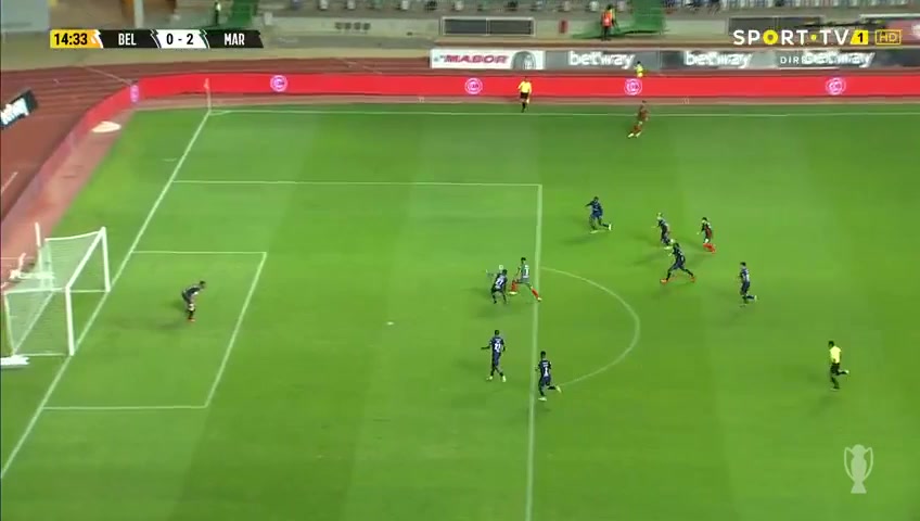 POR D1 Belenenses Vs Maritimo 14 phút Ali AlipourgharaVào, ghi bàn 0:2