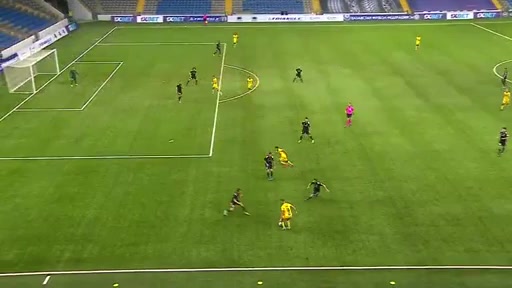 UEFA ECL FC Shakhtyor Karagandy Vs Maccabi Tel Aviv Eden Shamir Goal in 75 min, Score 1:1