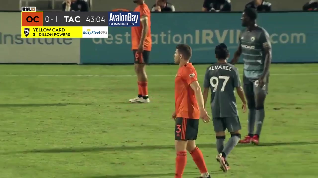 USL CH Orange County Blues FC Vs Tacoma Defiance 43 phút Samuel Oluwabukunmi AdeniranVào, ghi bàn 0:2