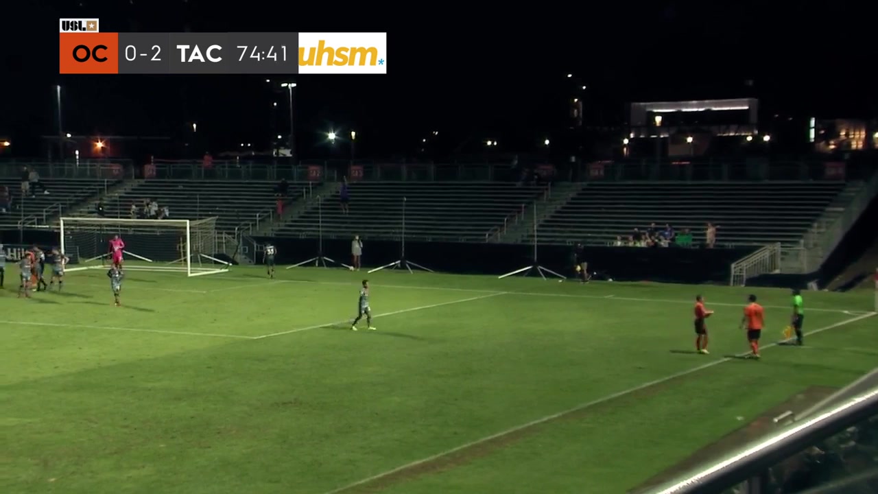 USL CH Orange County Blues FC Vs Tacoma Defiance 76 phút Vào, ghi bàn 1:2