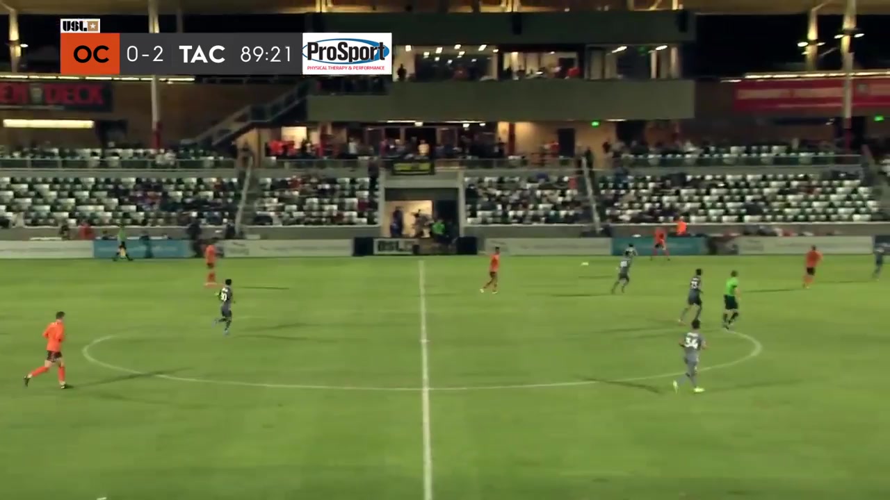 USL CH Orange County Blues FC Vs Tacoma Defiance 91 phút Marlon VargasVào, ghi bàn 0:3