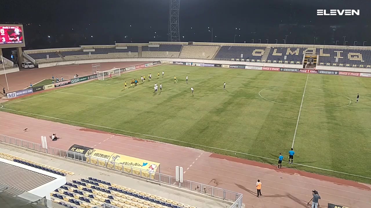 UzbC OTMK Olmaliq Vs Neftchi Fargona 55 phút Sanzhar TursunovVào, ghi bàn 4:1