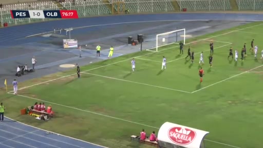 ITA PRO LC Pescara Vs Olbia Cancellotti Goal in 77 min, Score 2:0