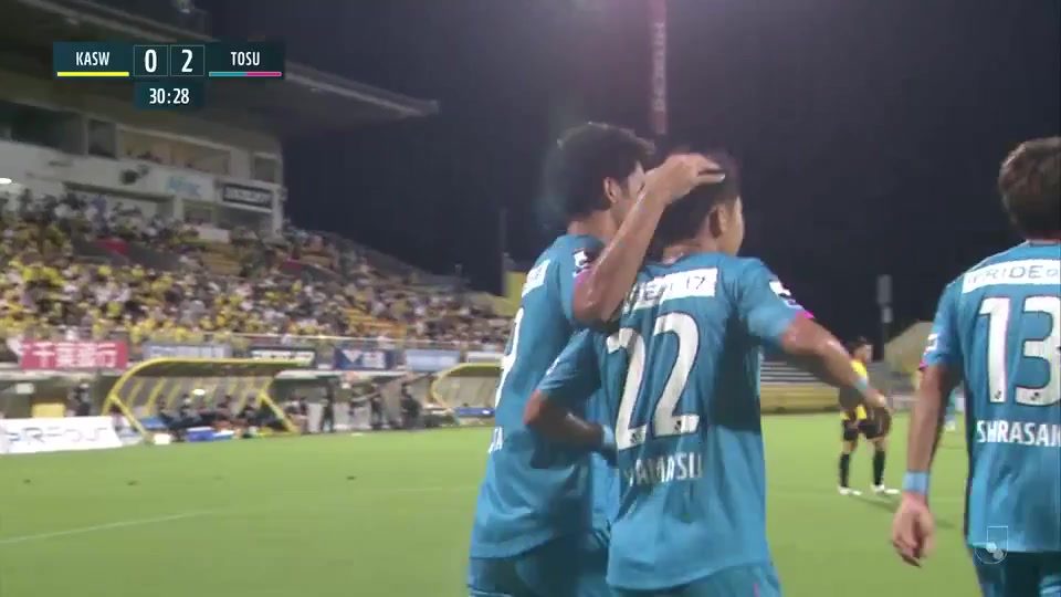 JPN D1 Kashiwa Reysol Vs Sagan Tosu 29 ทำประตู Tomoya Koyamatsu ประตู, ทำคะแนน 0:2