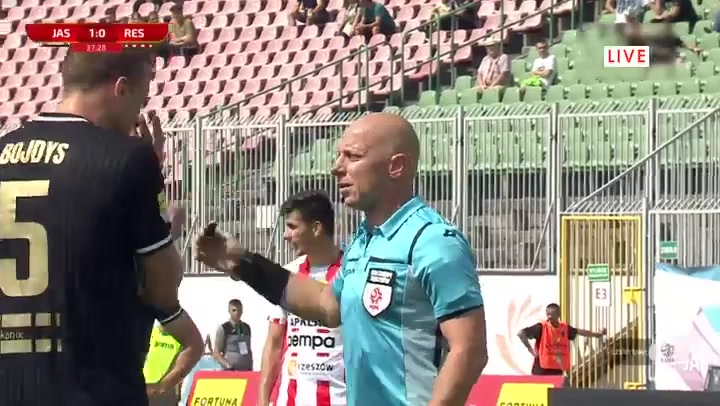 POL D1 GKS Jastrzebie Vs Resovia Rzeszow Marek Mroz Goal in 37 min, Score 1:1