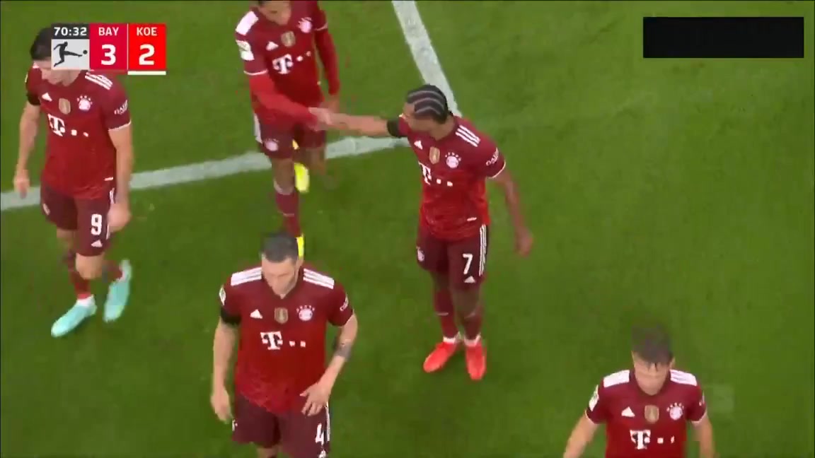 Bundesliga Bayern Munchen Vs FC Koln 70 phút Serge GnabryVào, ghi bàn 3:2