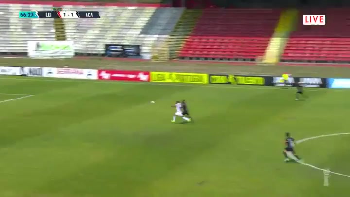 POR D2 Leixoes Vs Academica Coimbra Kiki Silva Goal in 67 min, Score 2:1