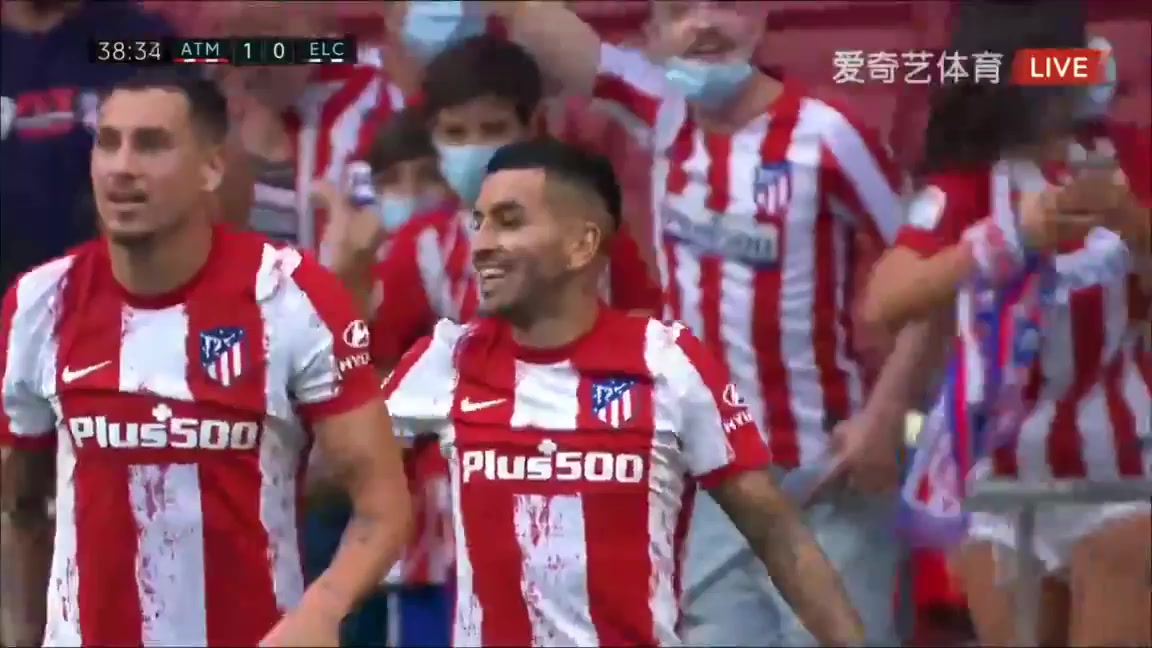 Laliga1 Atletico Madrid Vs Elche 37 phút Angel CorreaVào, ghi bàn 1:0