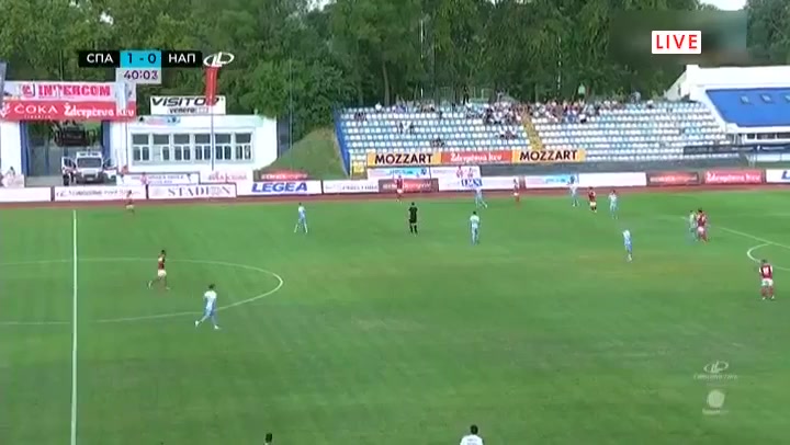 SER D1 FK Spartak Zlatibor Voda Vs FK Napredak Krusevac 41 phút Srdjan HrsticVào, ghi bàn 2:0