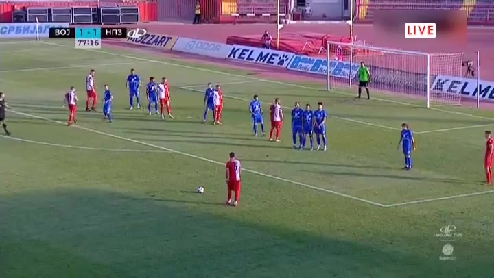 SER D1 Vojvodina Novi Sad Vs Novi Pazar 79 phút Momcilo MrkaicVào, ghi bàn 2:1