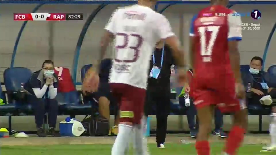 ROM D1 FC Botosani Vs Rapid Bucuresti 83 phút Younes Bnou MarzoukVào, ghi bàn 0:1