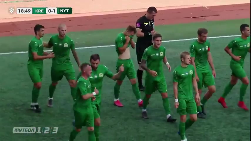 UKR D2 Kremin Kremenchuk Vs Nyva Ternopil Bichek Goal in 19 min, Score 0:1