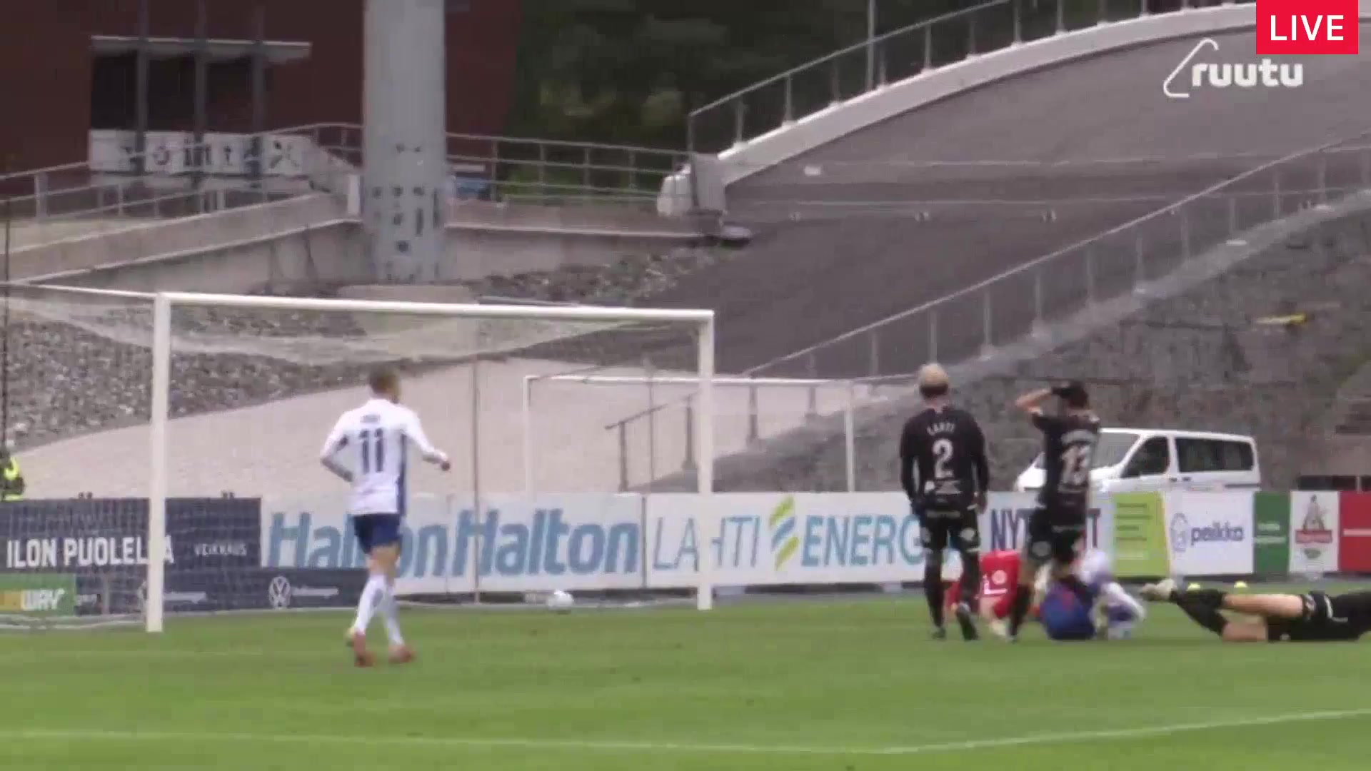 FIN D1 Lahti Vs HJK Helsinki David Browne Goal in 6 min, Score 0:1