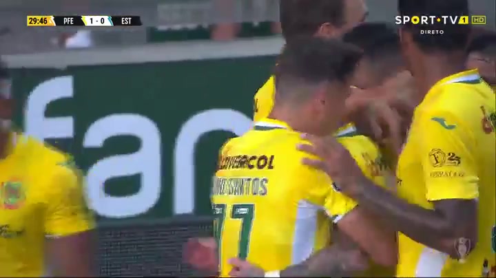 POR D1 Pacos de Ferreira Vs Estoril 29 phút Vào, ghi bàn 1:0