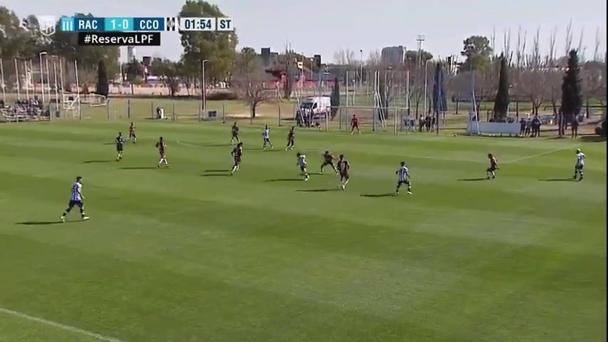 AR L（R） Racing Club Reserves Vs Central Cordoba SdE Reserves  Goal in 48 min, Score 2:0