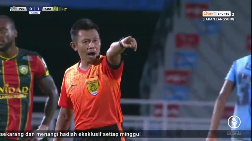 MAS SL Petaling Jaya City FC Vs Kedah Kanadasan Goal in 45+ min, Score 0:2