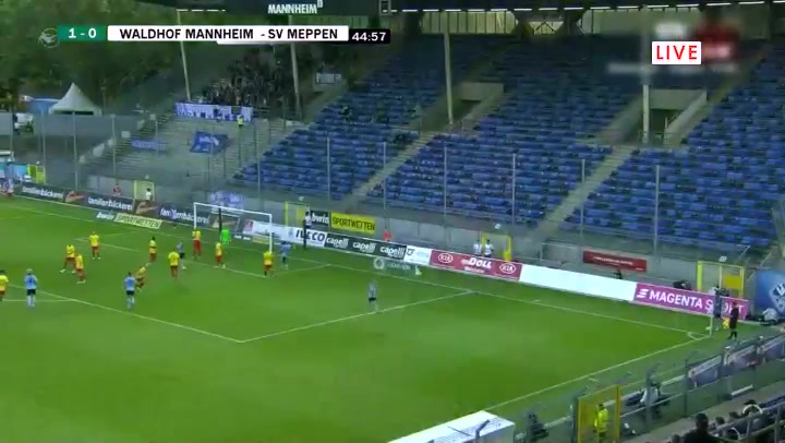 GER D3 SV Waldhof Mannheim Vs SV Meppen 45 phút Vào, ghi bàn 2:0