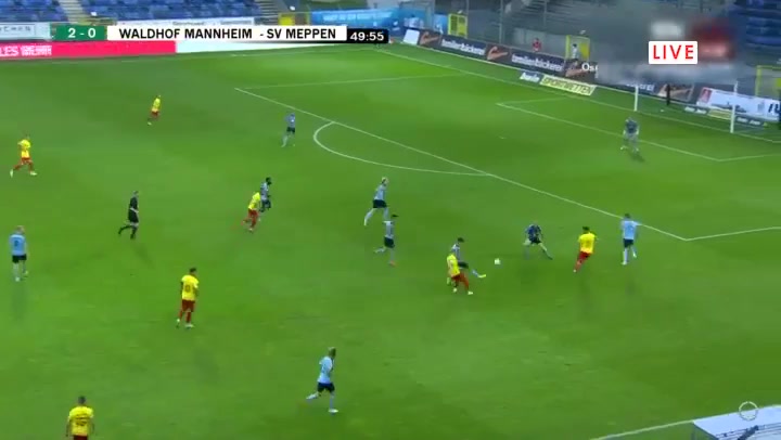 GER D3 SV Waldhof Mannheim Vs SV Meppen 50 phút Vào, ghi bàn 3:0