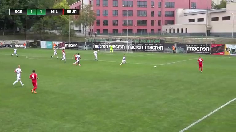 MOL D1 FC Sfintul Gheorghe Vs FC Milsami Ginsari Goal in 59 min, Score 1:2