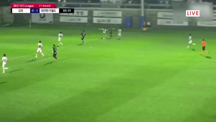 KCL Gimpo FC Vs Daejeon Korail  Goal in 89 min, Score 1:1