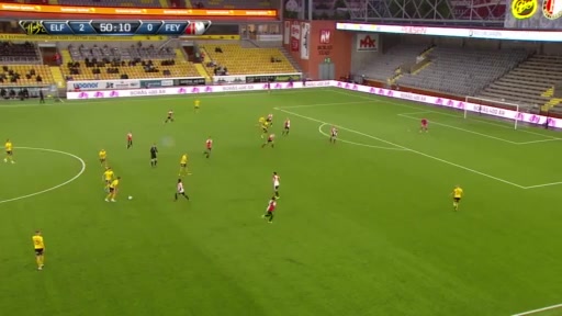 UEFA ECL Elfsborg Vs Feyenoord Alexander Bernhardsson Goal in 50 min, Score 2:0