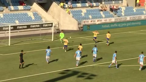 NOR AL Sandnes Ulf Vs Grorud 87 ทำประตู Oscar Aga ประตู, ทำคะแนน 2:2