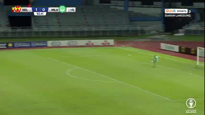 MAS SL Selangor Vs Melaka United Ott Goal in 91 min, Score 1:1