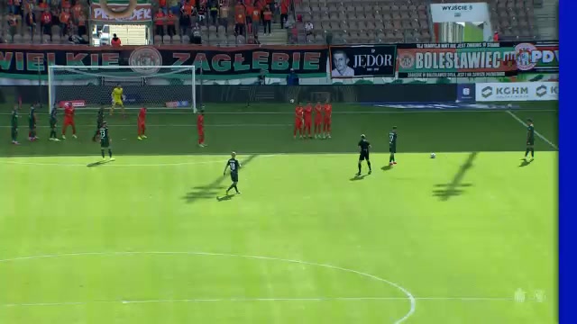 6 Zaglebie Lubin Vs Slask Wroclaw 24 skor gol Erik Expostio, skor 0:2