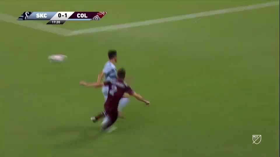 MLS FC Kansas City Vs Colorado Rapids 17 ทำประตู Jonathan Lewis ประตู, ทำคะแนน 0:1