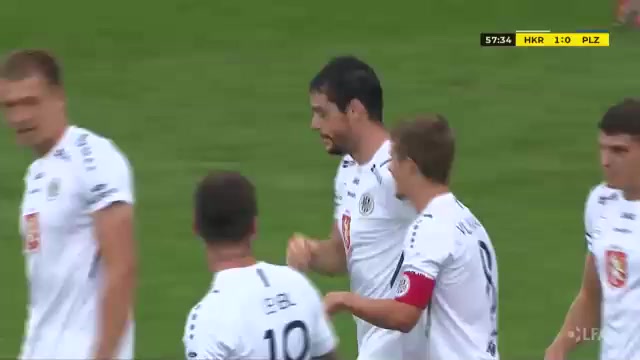 CZE D1 Hradec Kralove Vs FC Viktoria Plzen 57 phút Jakub RadaVào, ghi bàn 1:0