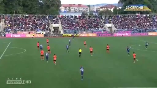 UKR D1 FC Mynai Vs FC Shakhtar Donetsk Rustam Ahmadzada Goal in 76 min, Score 1:1