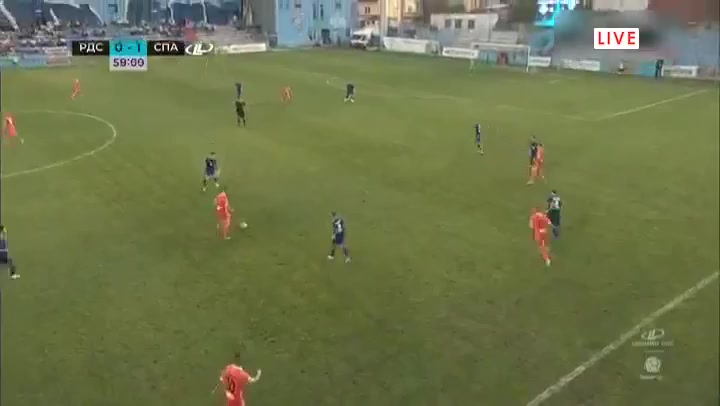 SER D1 Radnik Surdulica Vs FK Spartak Zlatibor Voda 61 phút Nikola SreckovicVào, ghi bàn 0:2