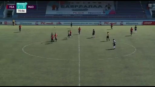 MN PL FC Ulaanbaatar Vs UB Mazaalainuud  Goal in 73 min, Score 3:0