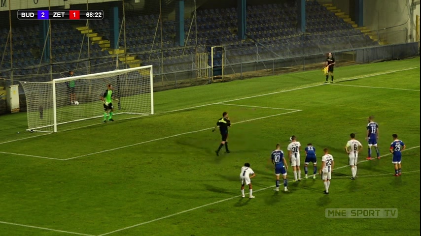 MNE D1 FK Buducnost Podgorica Vs FK Zeta 67 phút Vào, ghi bàn 3:1