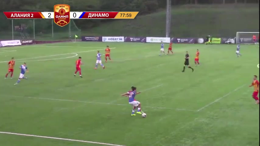 RUS D2 Alania-d Vladikavkaz Vs Stavropolye-2009 Naniev Goal in 79 min, Score 3:0