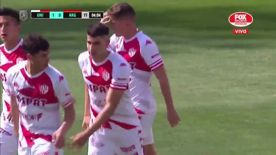 ARG D1 Union Santa Fe Vs Argentinos juniors 4 phút Nicolas CorderoVào, ghi bàn 1:0