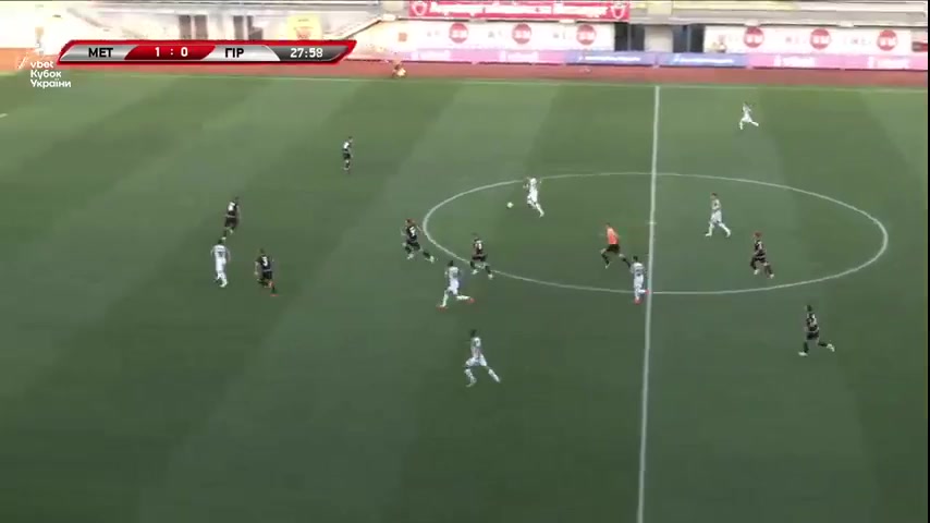 UKRC Metalurh Zaporizhya Vs Hirnyk-Sport Mohylnyi Goal in 29 min, Score 2:0