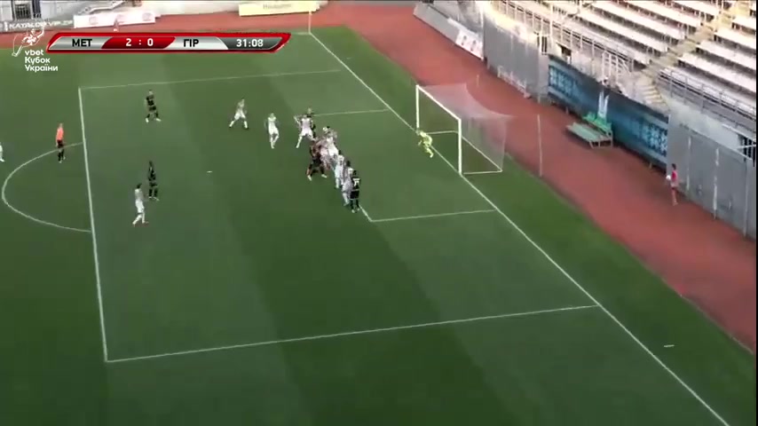 UKRC Metalurh Zaporizhya Vs Hirnyk-Sport Yavorskyi Goal in 33 min, Score 2:1