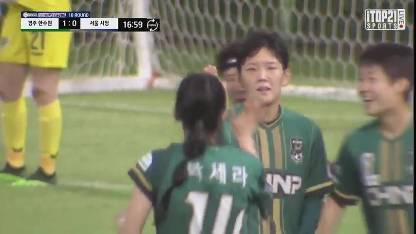 KOR WD1 Gyeongju FC (w) Vs Seoul Amazones (w) Seo Ji Yeon Goal in 16 min, Score 1:0