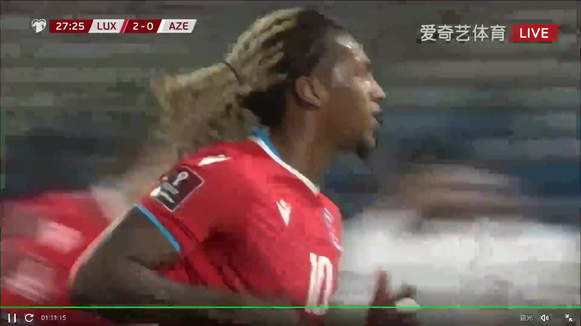 WCPEU Luxembourg Vs Azerbaijan 26 phút Gerson RodriguesVào, ghi bàn 2:0