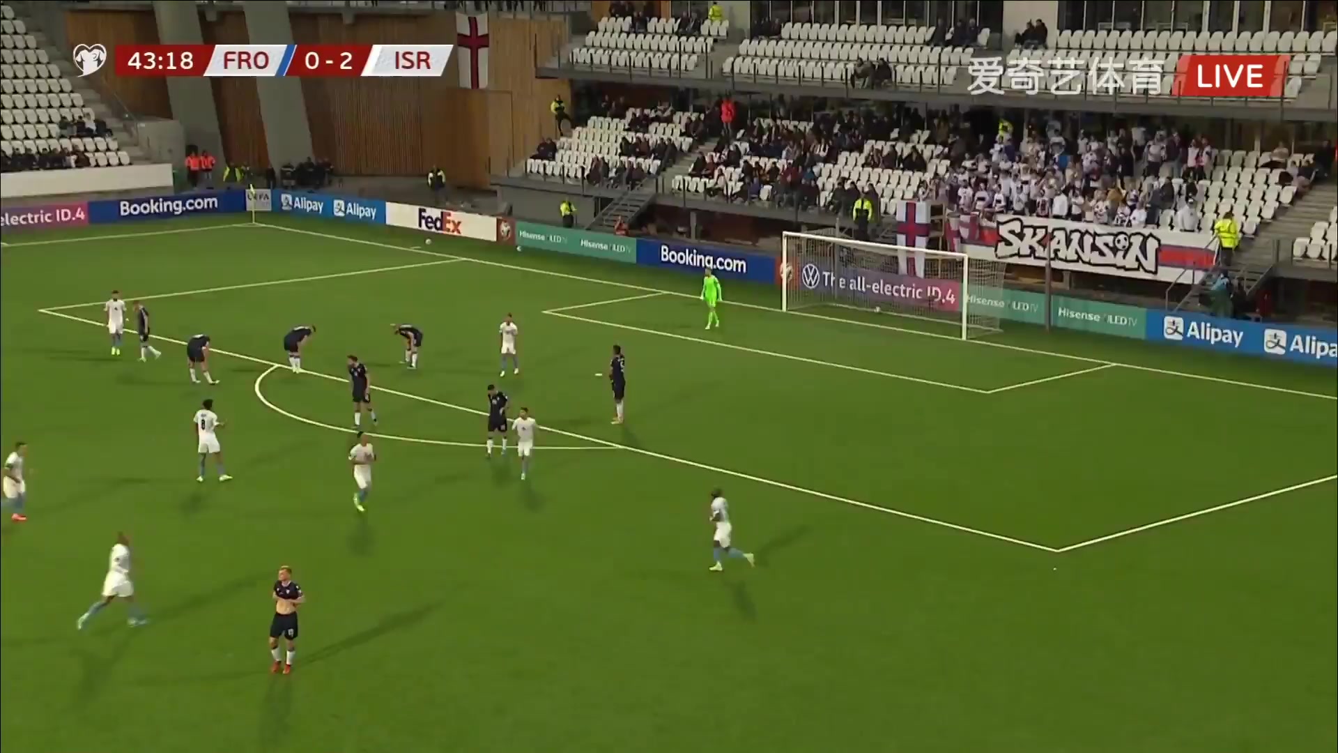 WCPEU Faroe Islands Vs Israel 42 phút Eran ZahaviVào, ghi bàn 0:2