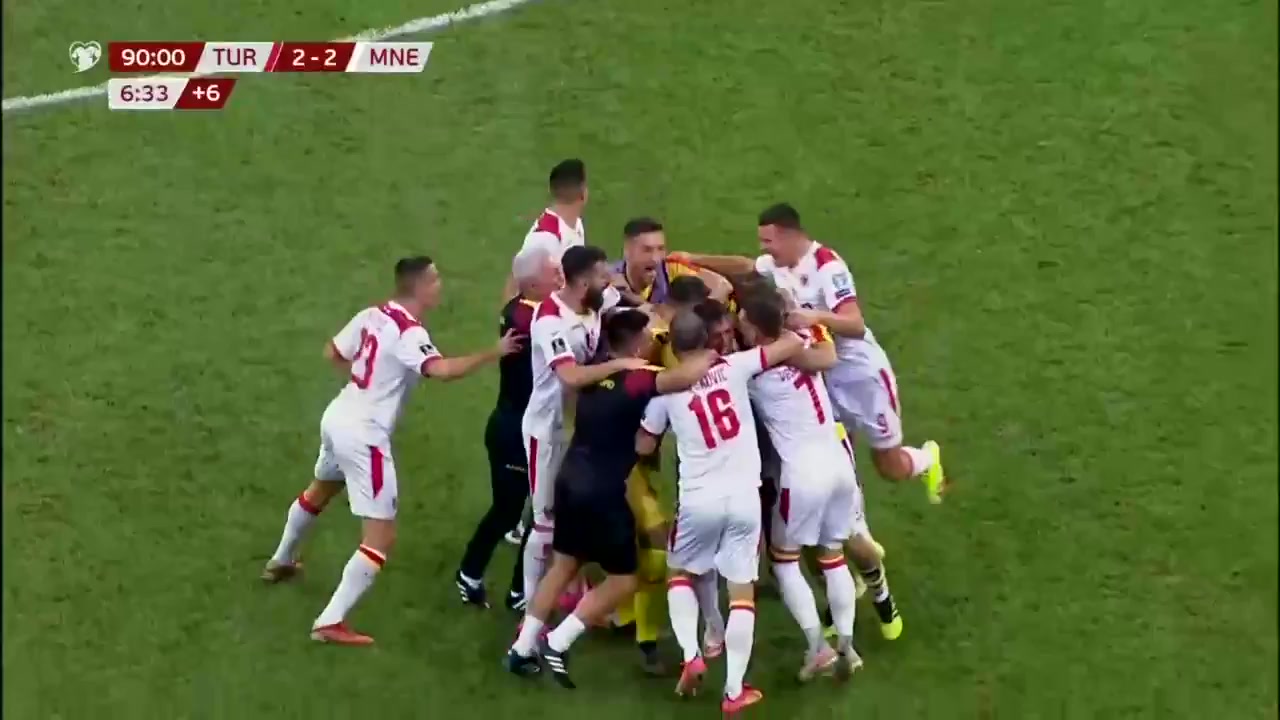 WCPEU Turkey Vs Montenegro 96 phút Vào, ghi bàn 2:2