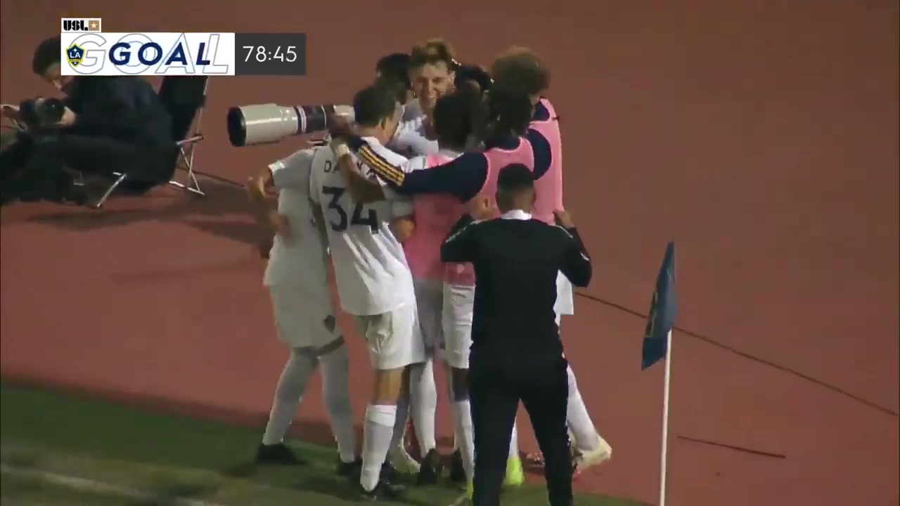 USL CH Los Angeles Galaxy II Vs Sacramento Republic FC Preston Judd Goal in 78 min, Score 2:2