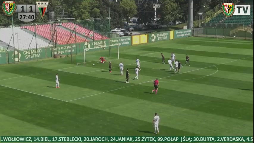 INT CF Slask Wroclaw Vs GKS Tychy 27 phút PiatekVào, ghi bàn 1:2