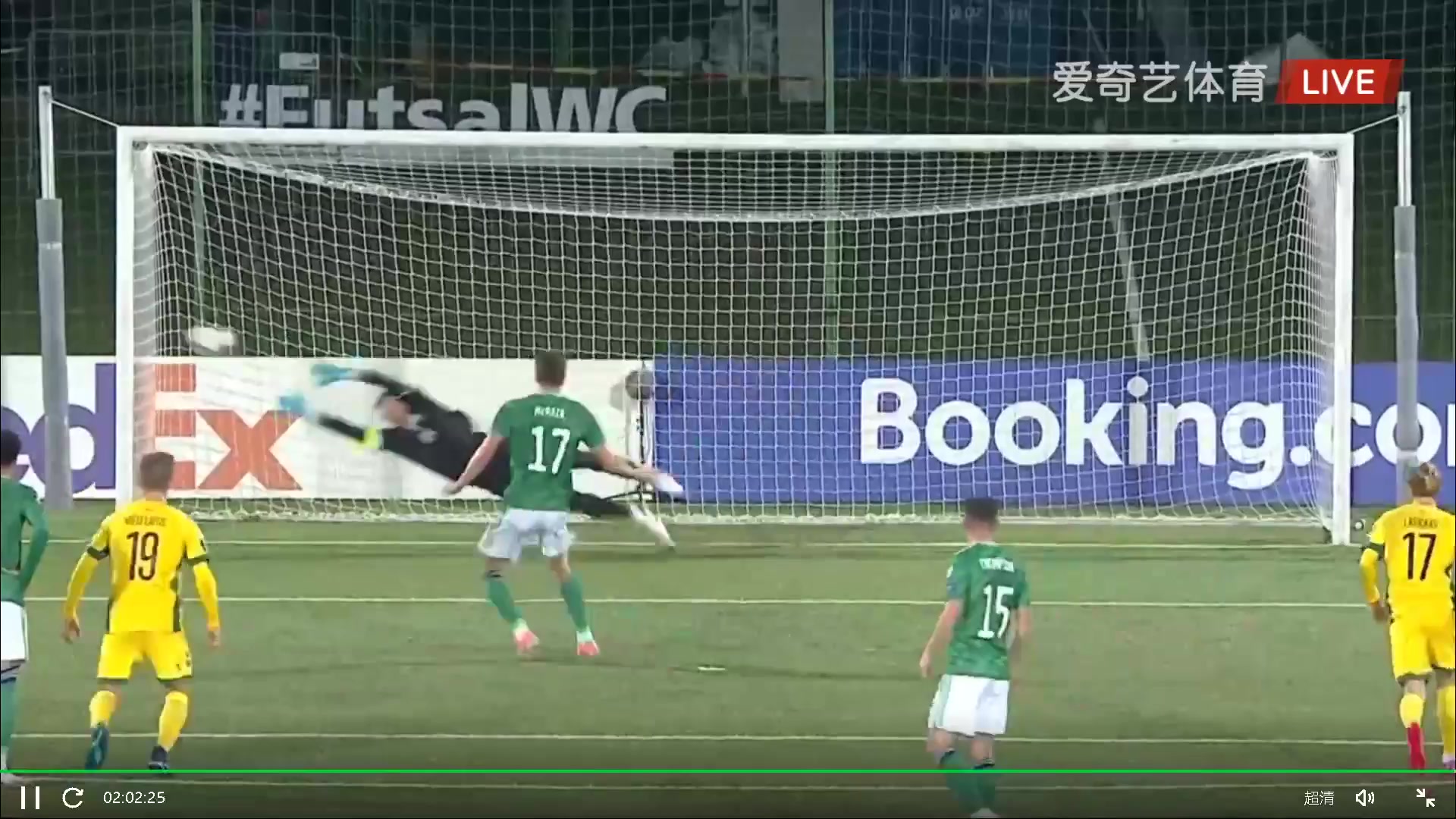 WCPEU Lithuania Vs Northern Ireland Patrick McNair Goal in 81 min, Score 1:4