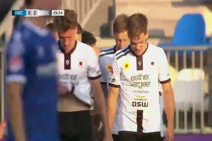 HOL D2 Den Bosch Vs Excelsior SBV 25 phút Thijs DallingaVào, ghi bàn 0:2