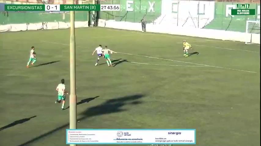 ACT  M Excursionistas Vs San Martin Burzaco Anriquez Goal in 90 min, Score 0:2