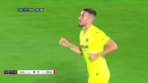 INT CF Villarreal Vs Sporting Braga 51 phút Vào, ghi bàn 1:2